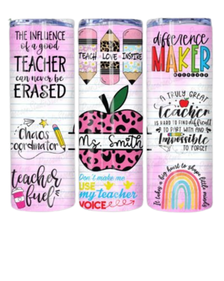 Personalized Teacher Tumbler - 8