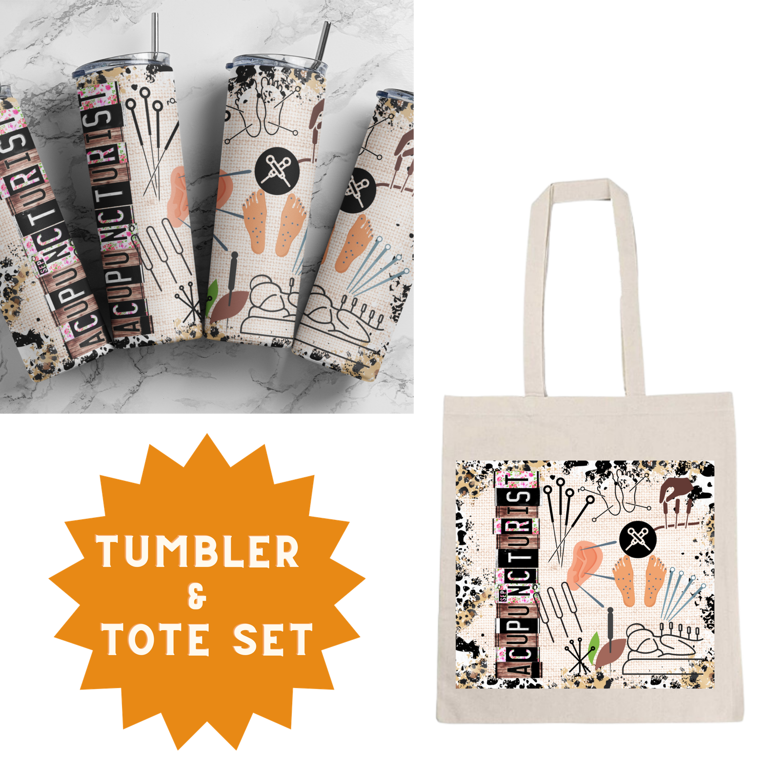 Acupuncturist Tumbler &amp; Tote Set