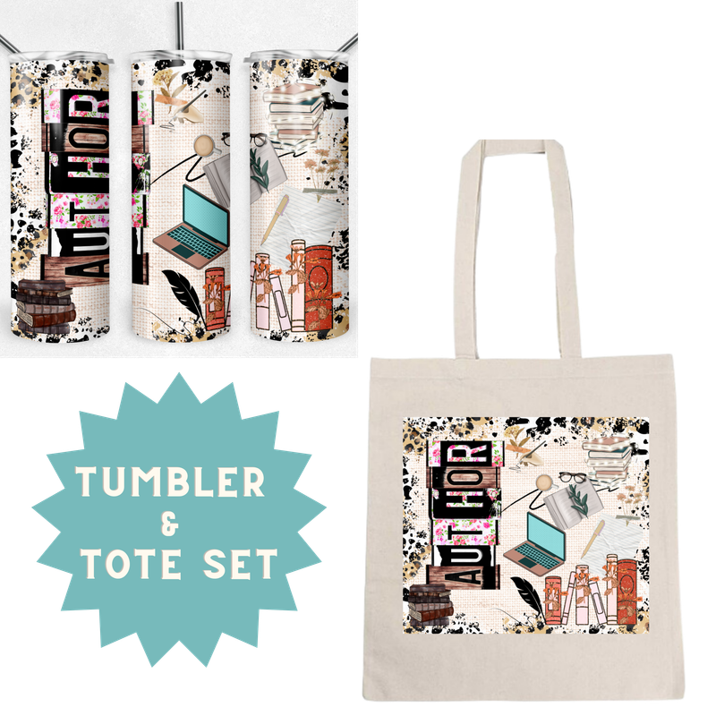 Author  Tumbler &amp; Tote Set