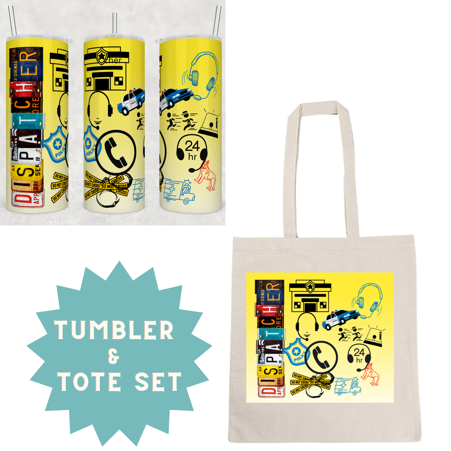 Dispatcher Tumbler &amp; Tote Set