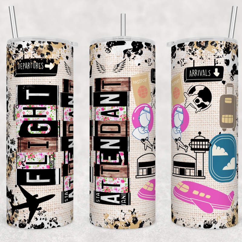 Flight Attendant  Tumbler &amp; Tote Set