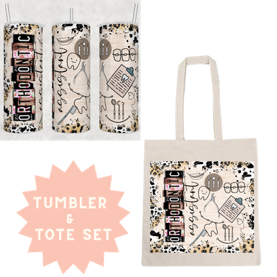 Orthodontic Assistant Tumbler &amp; Tote Set