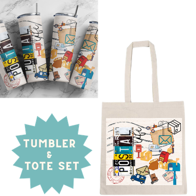 Postal Worker Tumbler &amp; Tote Set