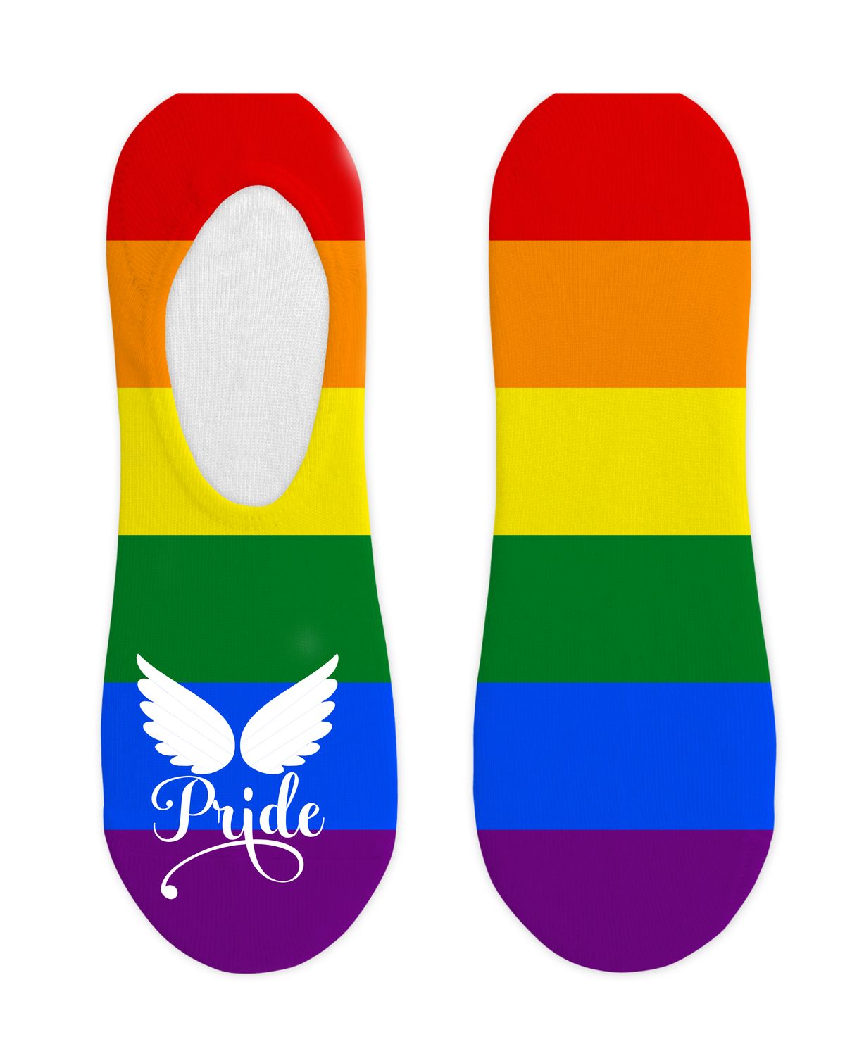 Pride Flag No Show Socks Collection
