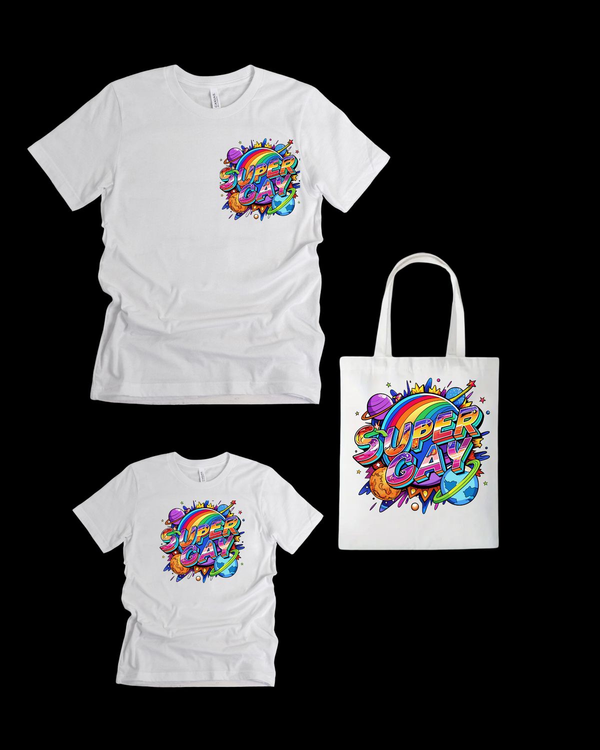 Pride T-shirt and Tote Bundle -P95
