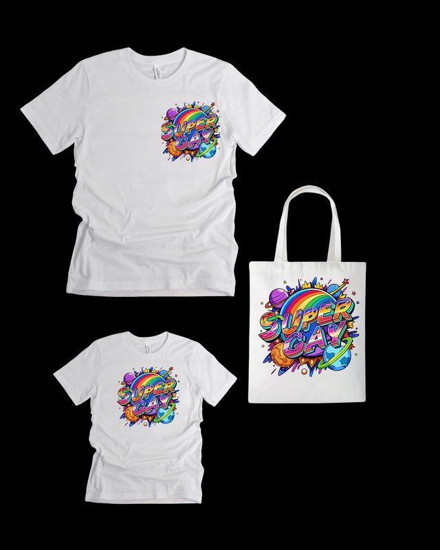 Pride T-shirt and Tote Bundle -P95