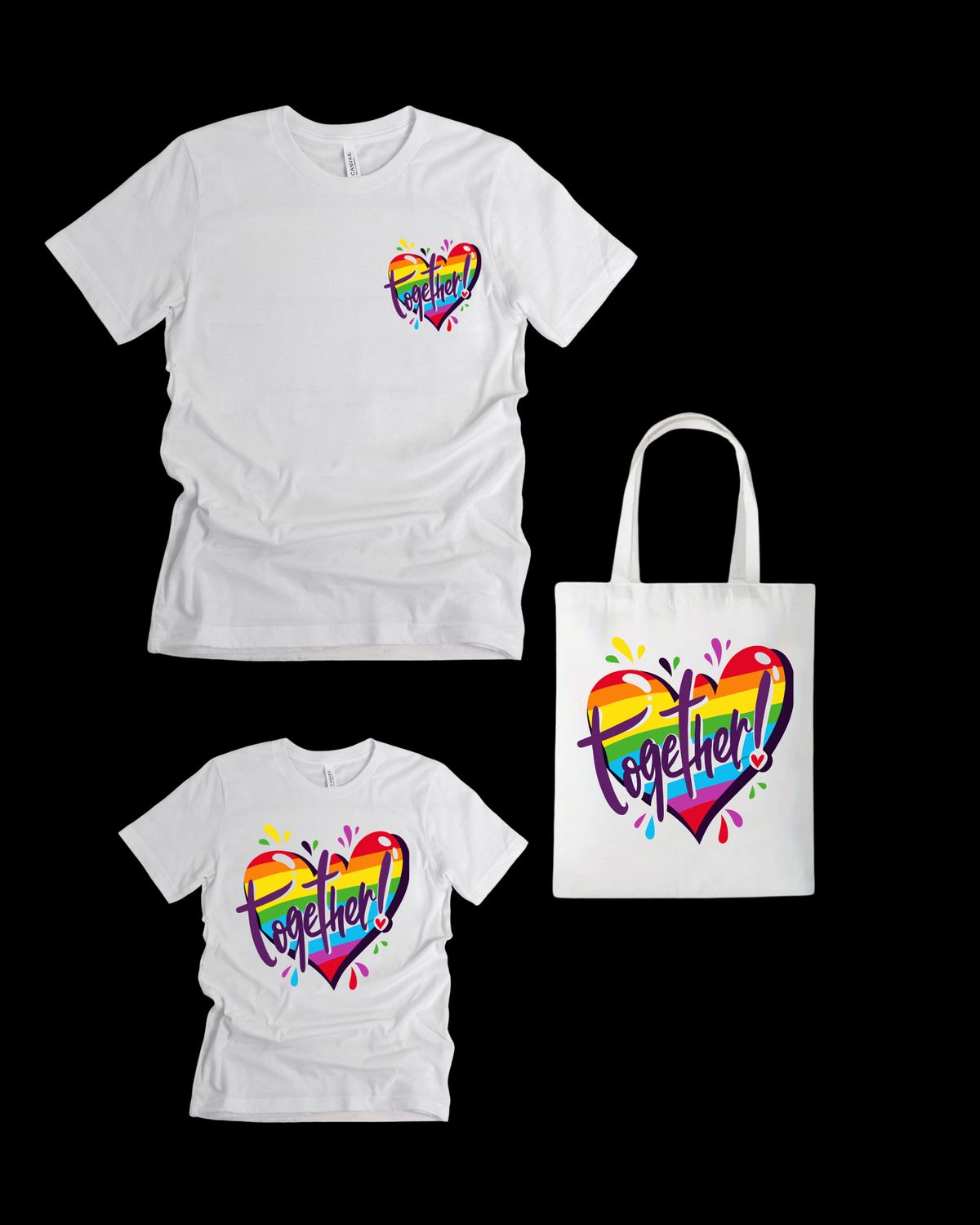 Pride T-shirt and Tote Bundle -P12