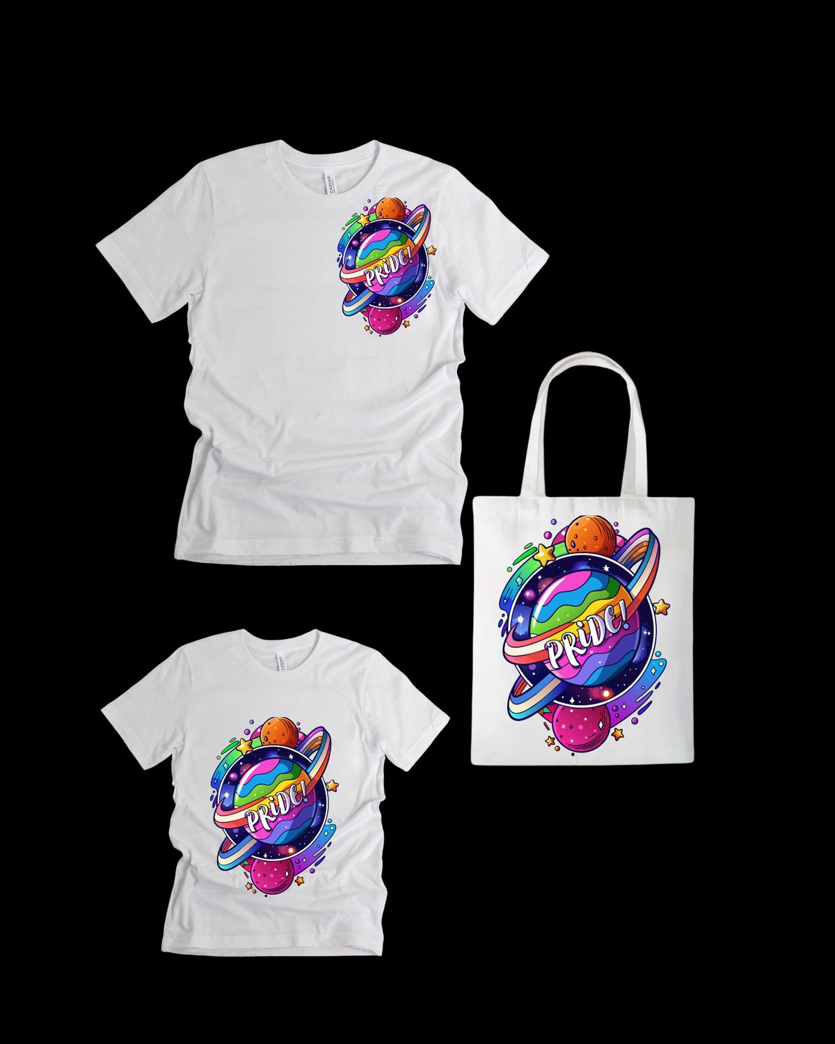 Pride T-shirt and Tote Bundle -P10
