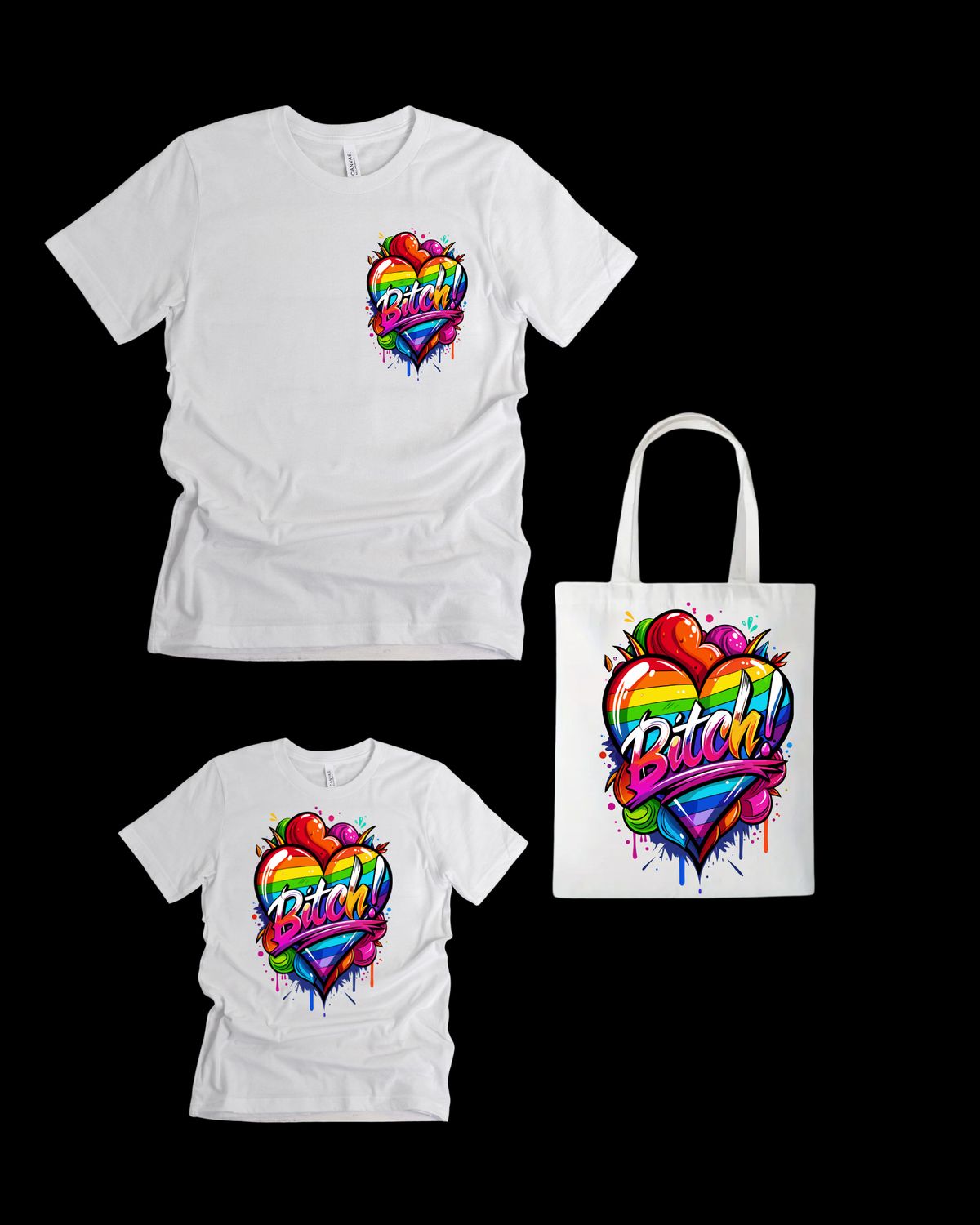 Pride T-shirt and Tote Bundle -P14