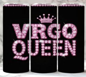 Virgo Queen – Pink Crown Tumbler