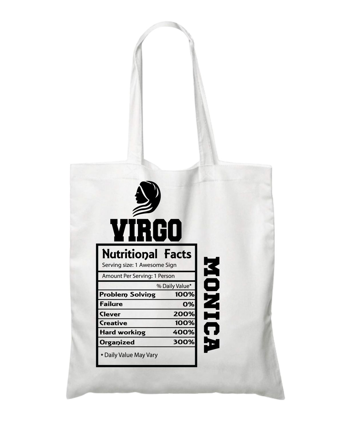 Virgo Nutritional Facts Tote