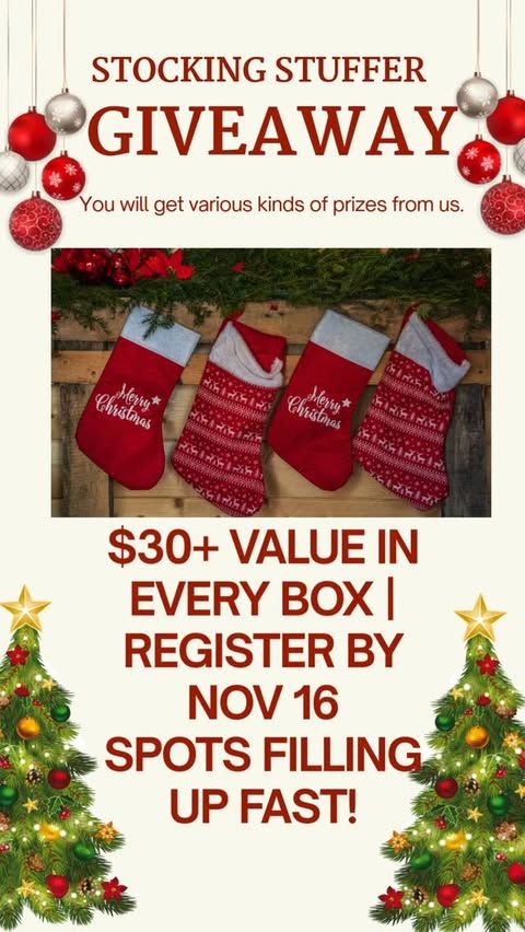Stocking Stuffer Giveaway – 2025