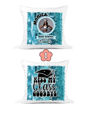 Custom Graduation Throw Pillow – Class of 2025 Personalized Gift