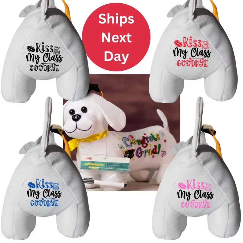 Autograph Graduation Dog- Style 1