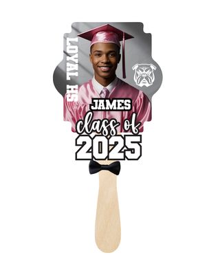 Custom Graduation Fans - Style 10