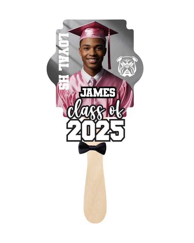 Custom Graduation Fans - Style 10