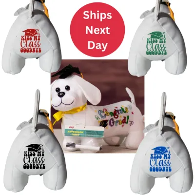 Autograph Graduation Dog- Kiss My Class Goodbye  Cap