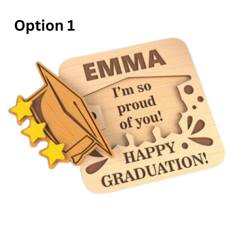 Custom Laser Cut Graduation Cards