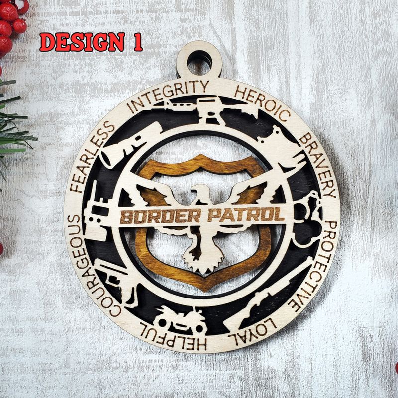 First Responder Ornament - Border Control