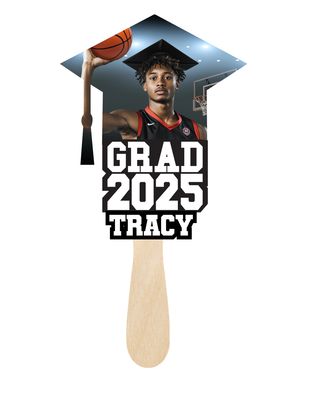 Custom Graduation Fans - Style 4