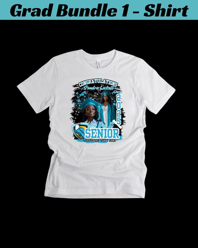Custom Graduation T-Shirt - Style 1