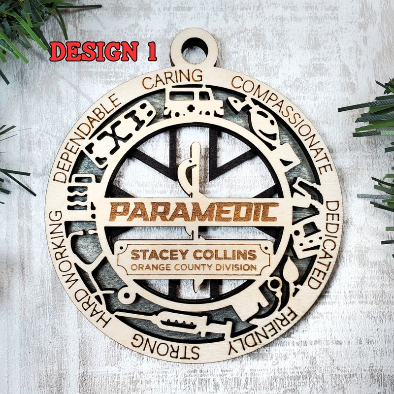 First Responder Ornament - Paramedic