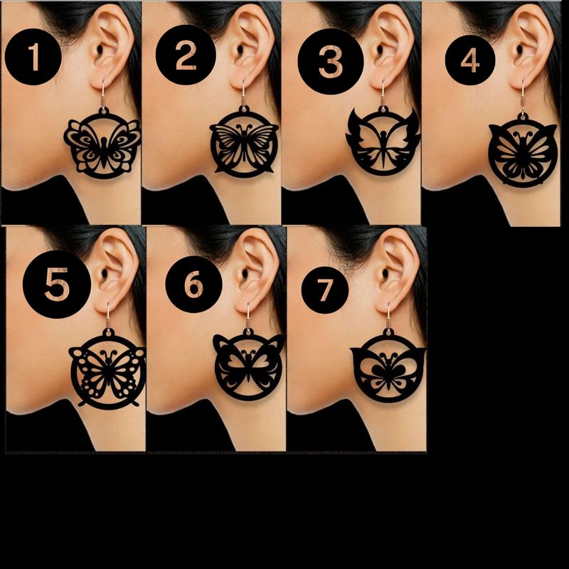 Butterfly Statement Earrings