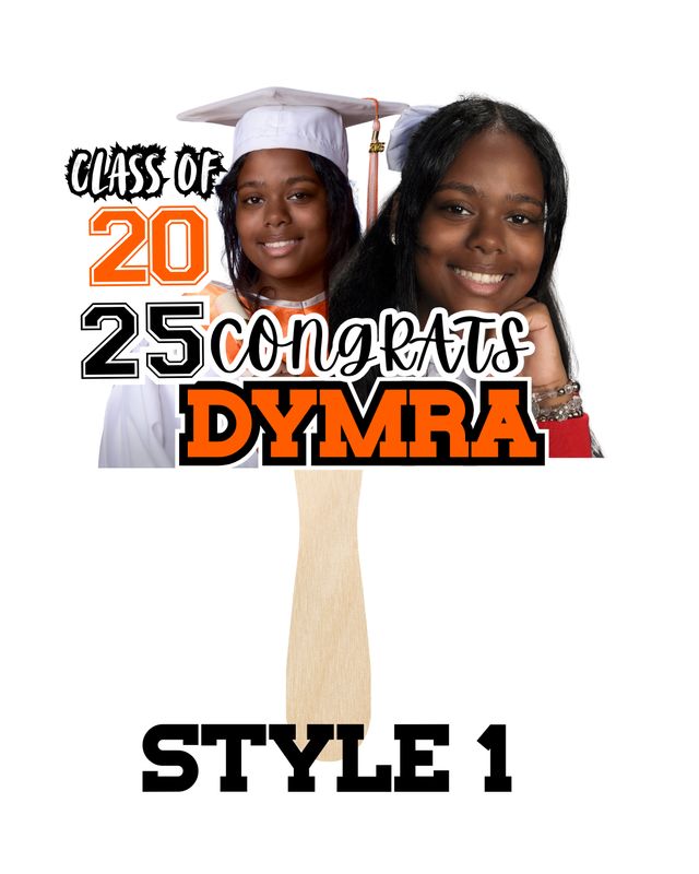 Custom Graduation Fans – Class of 2025
