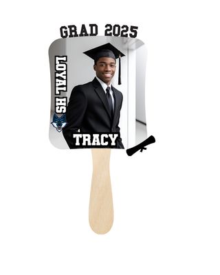 Custom Graduation Fans - Style 6