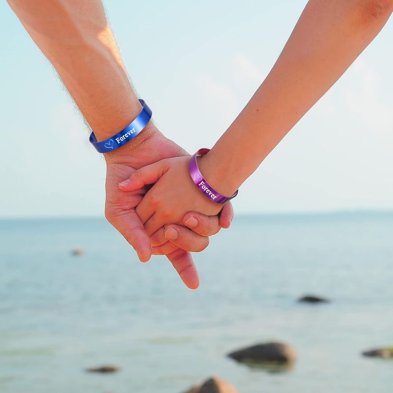 Colorful Aluminum  Cuff Bracelet