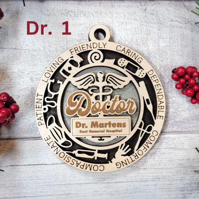 Medical Field Ornaments (Doctor, Nurse, Physician, Medical Symbol)