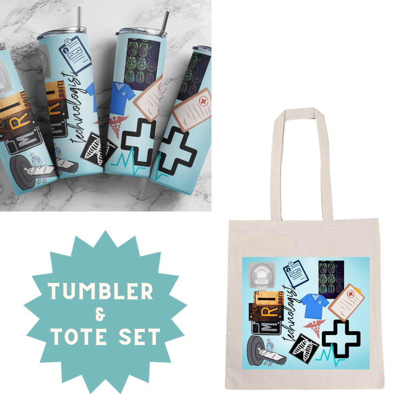 MRI Technologist Tumbler &amp; Tote Set