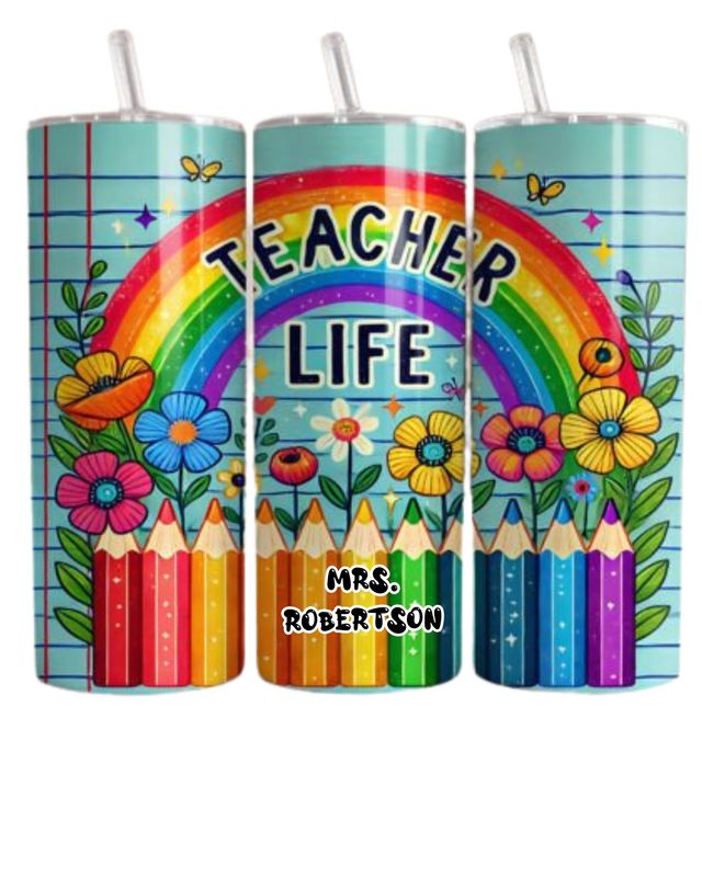 Personalized Teacher Tumbler - 3