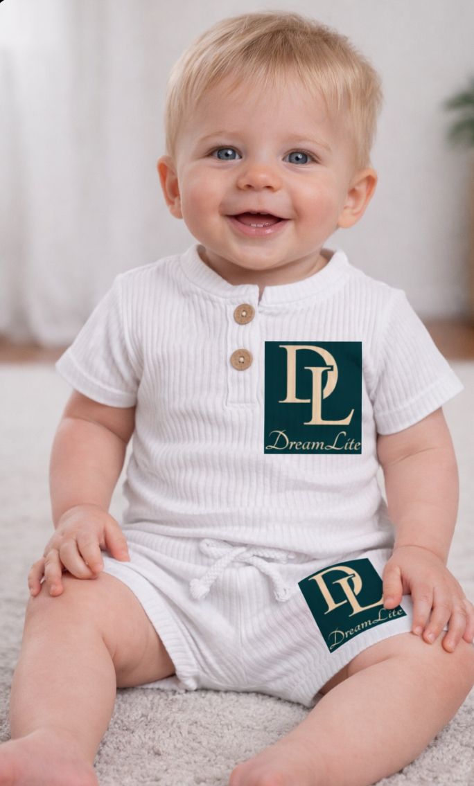 BaBy Boy DreamLite Summer Romper Outfit 2(Pcs)
