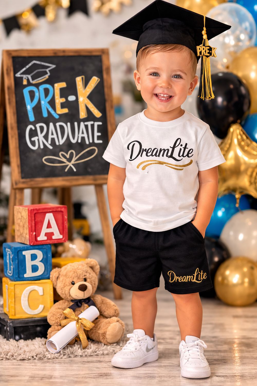 DreamLite Graduation (4Pcs) Short Set