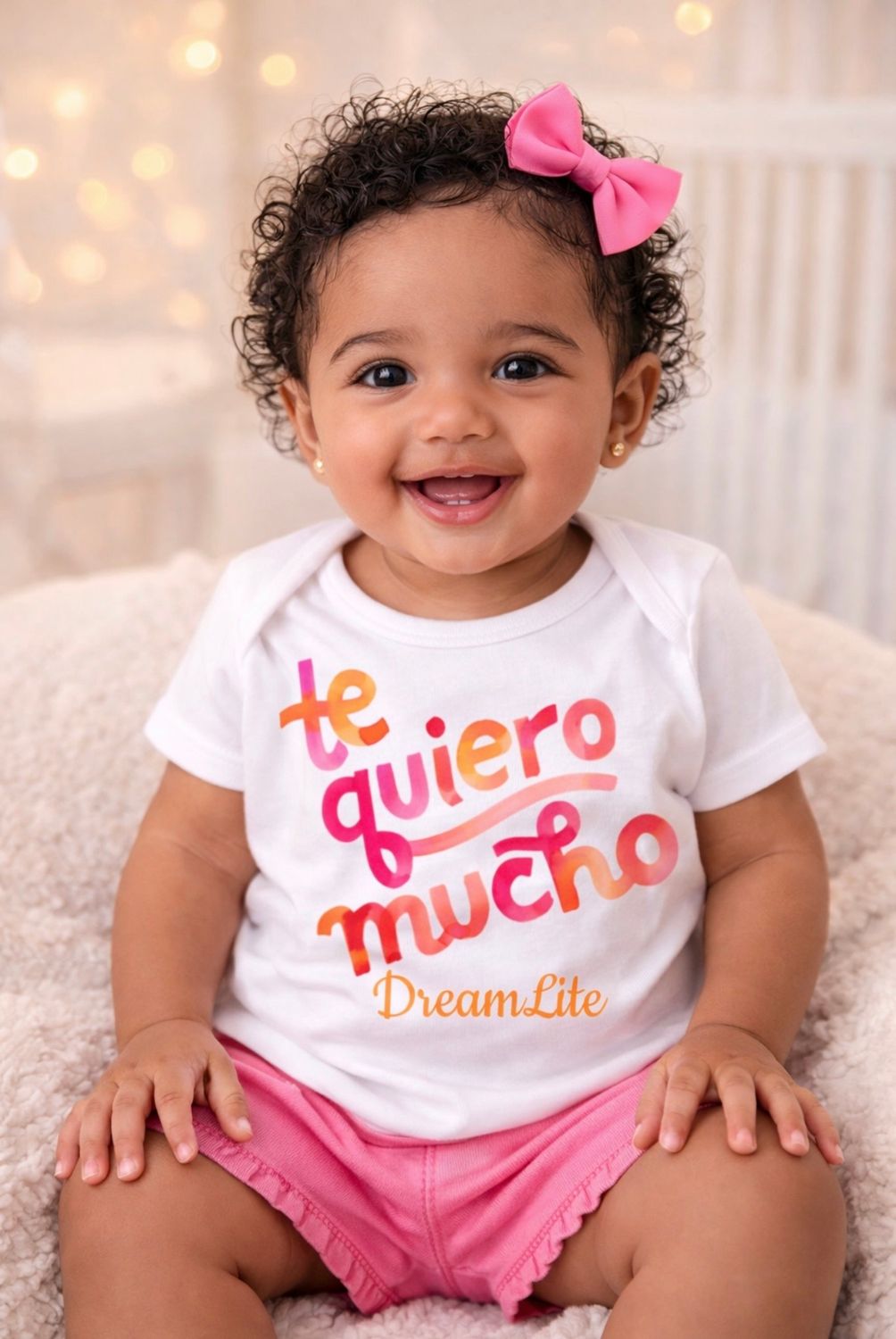 "Nina Pequena Te Quiero Mucho" DreamLite (2Pcs)  Shorts Set