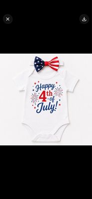 Baby 4th Of July Onesie