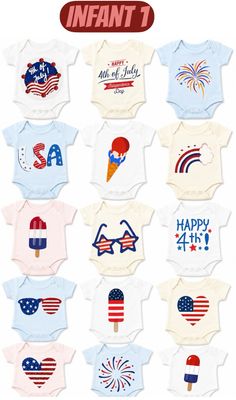 Infant 4th Of July Onesie