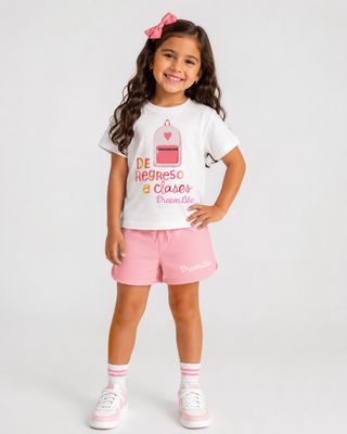 Girls- "De Regreso a classes" 2(Pcs) Outfit