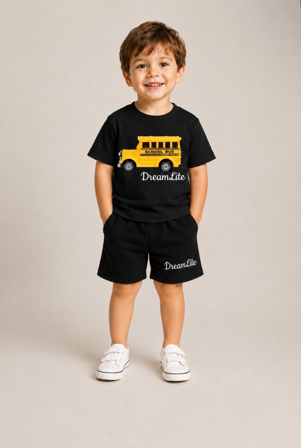 DreamLite "School Bus" 2(Pcs) Short Set (Unisex)