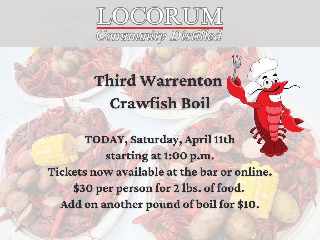 Crawfish Boil - Day of Event