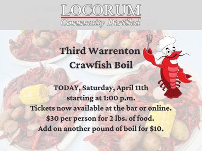 Crawfish Boil - Day of Event