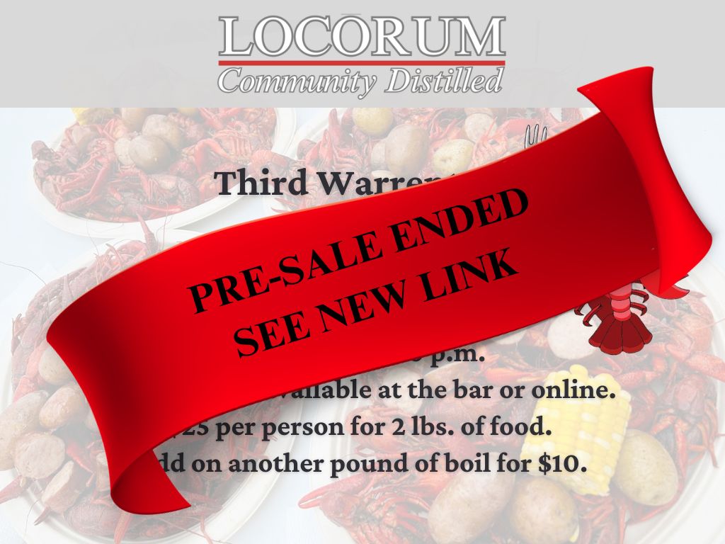 Pre-Sale Tickets Crawfish Boil 2026