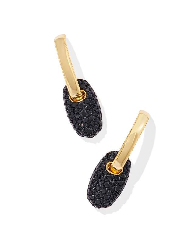 Bailey Black Crystal Earrings