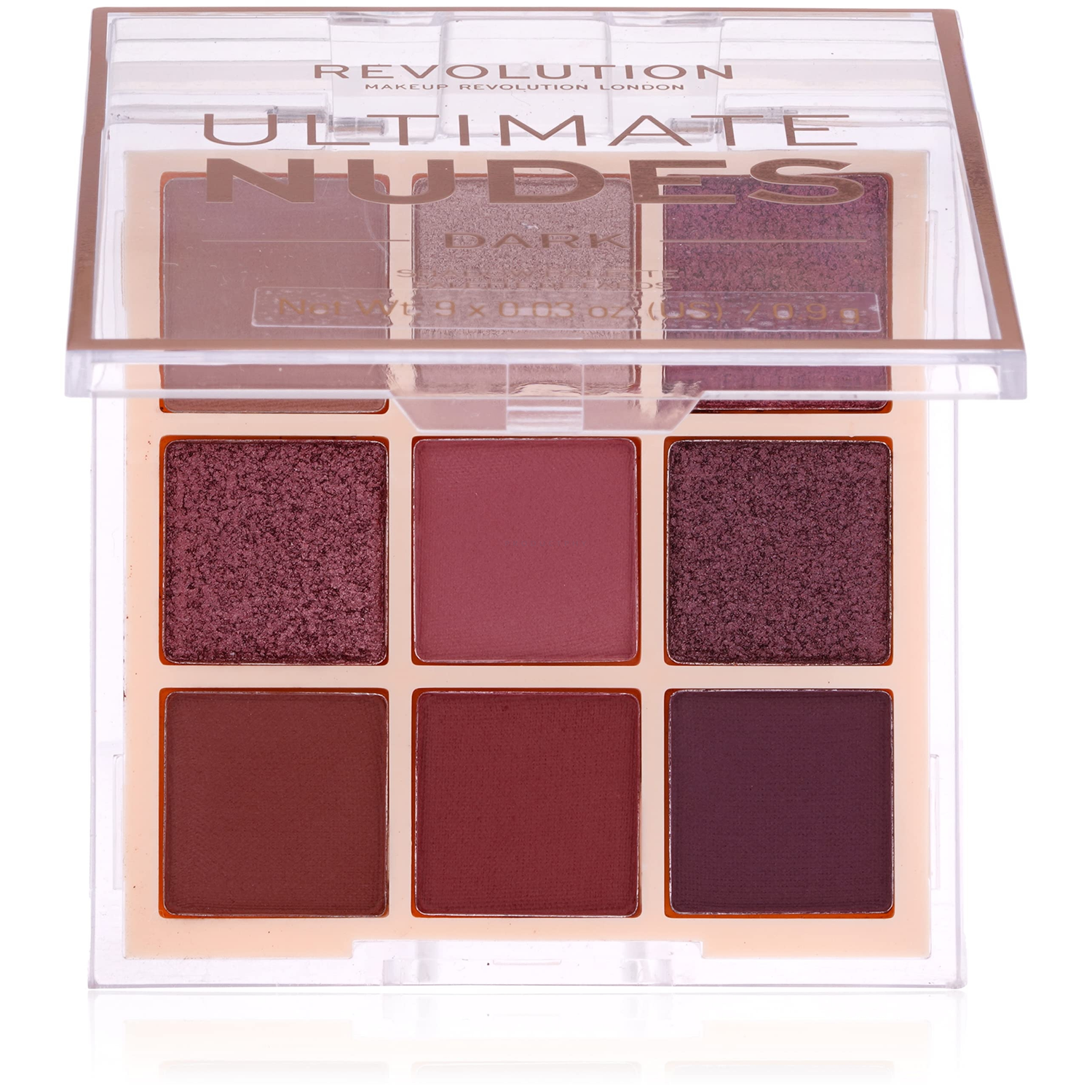 Makeup Revolution Makeup Revolution London Ultimate Nudes Cienie do powiek 8,1g Dark (5057566437134)