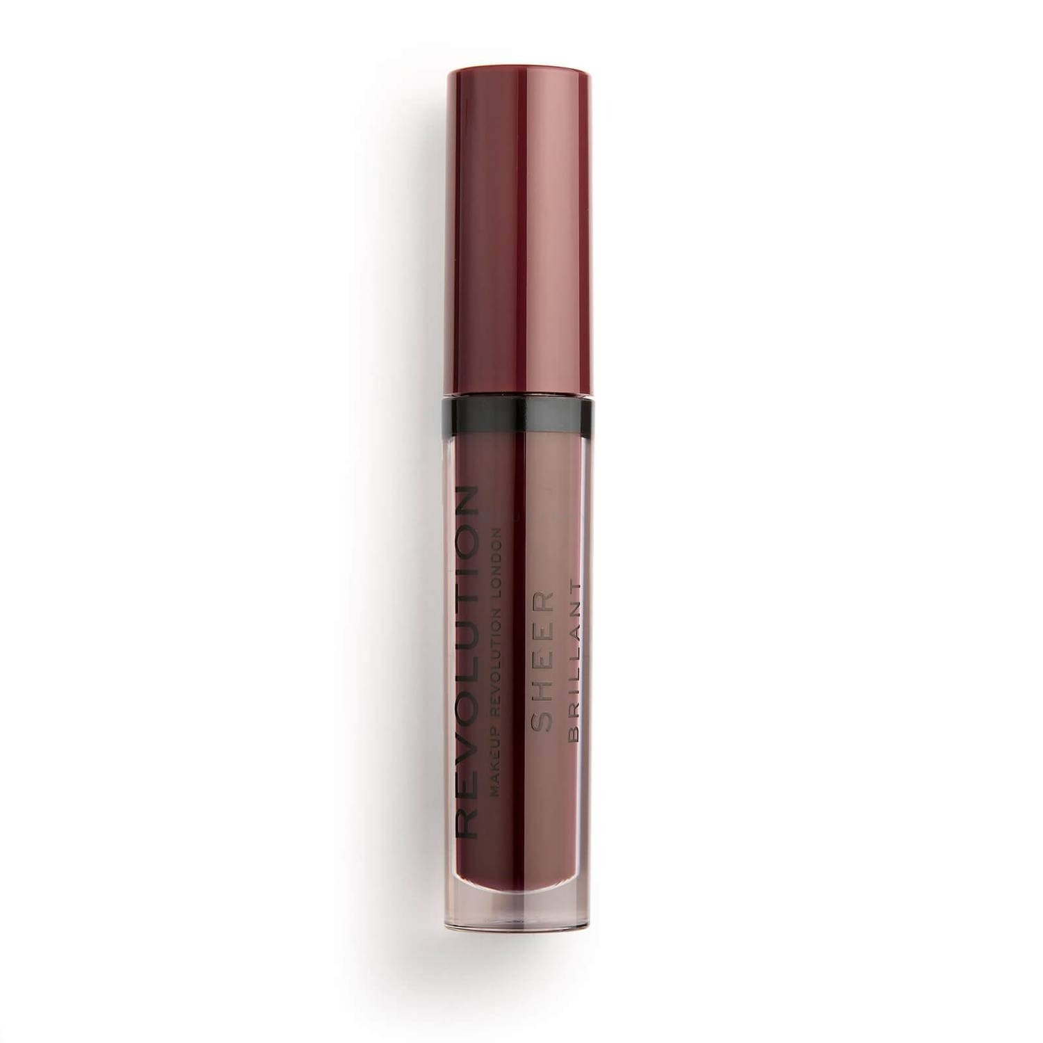 Makeup Revolution Makeup Revolution Plum 148 Pomadka do ust w płynie Sheer Brillant 1szt (5057566134224)