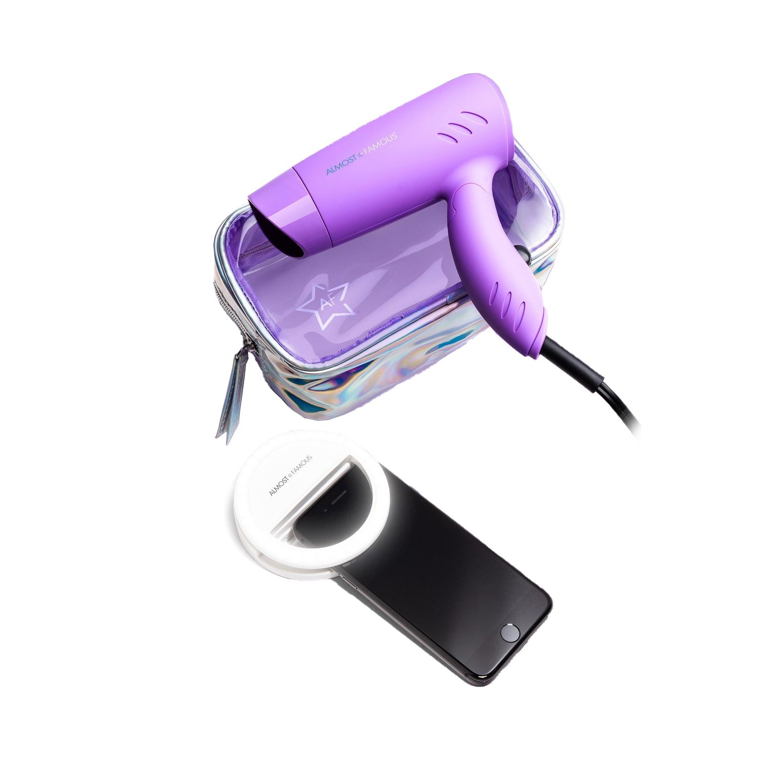 &quot;Blown Voyage&quot; 2-Piece Set - Purple/White
