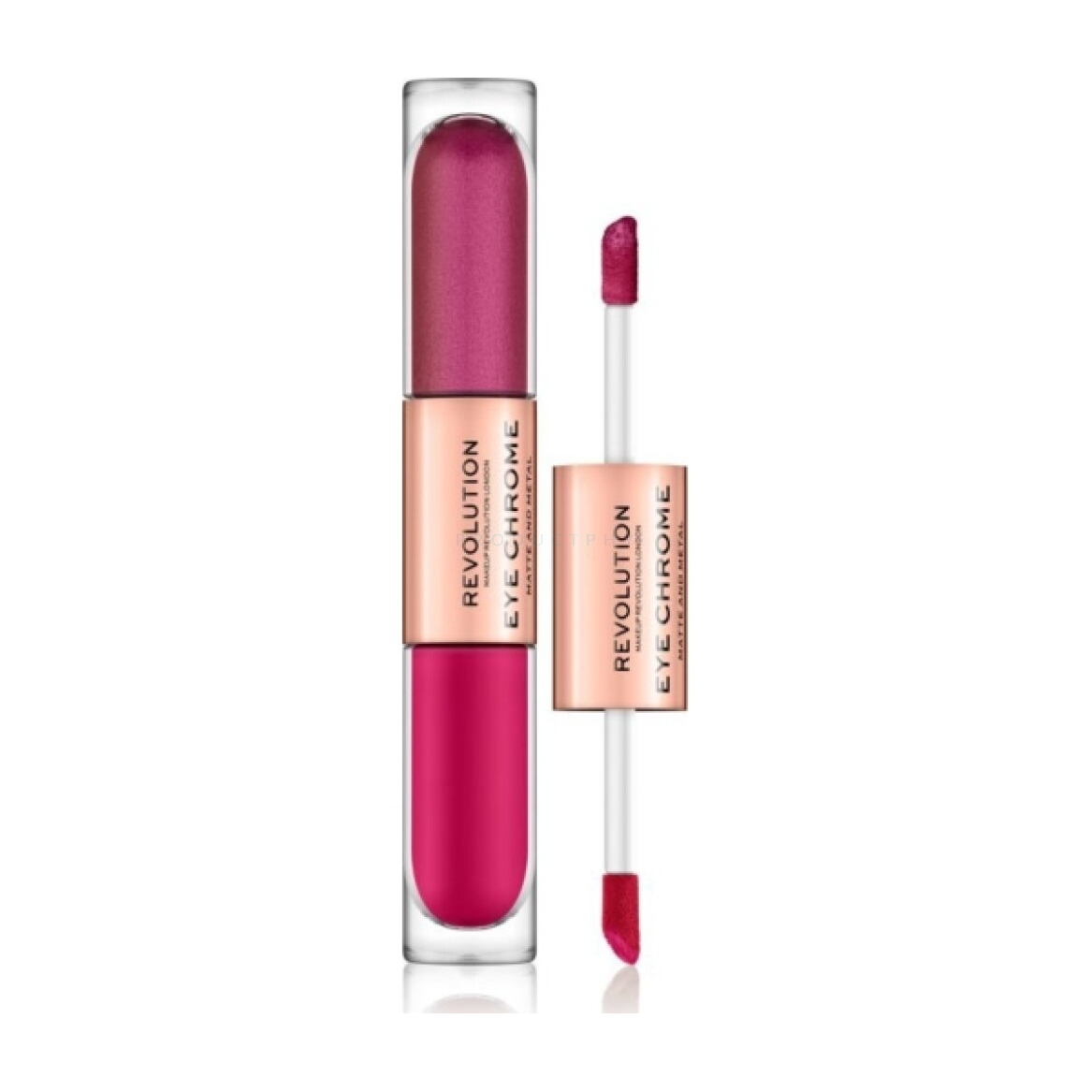 Makeup Revolution Makeup Revolution Eye Chrome Dwustronny cień do powiek Mat&amp;Chrom Desire 1szt (5057566179997)