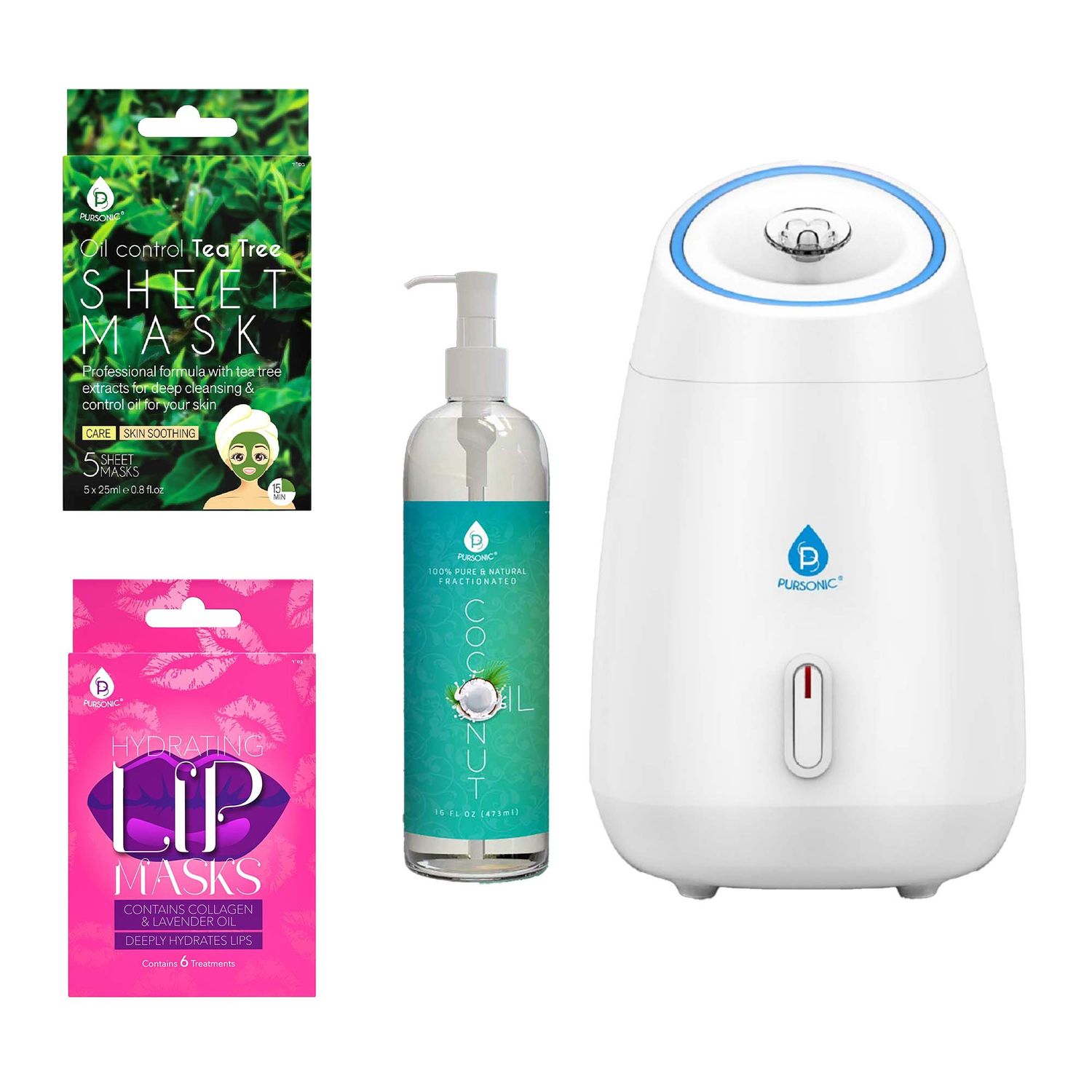 Hydration Heroes Bundle: Pursonic Ultimate Lip &amp; Skin Care Set