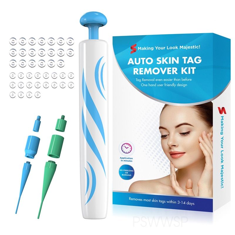 2 IN 1 Auto Skin Tag Remover Kit Micro Skin Tag Removal Device